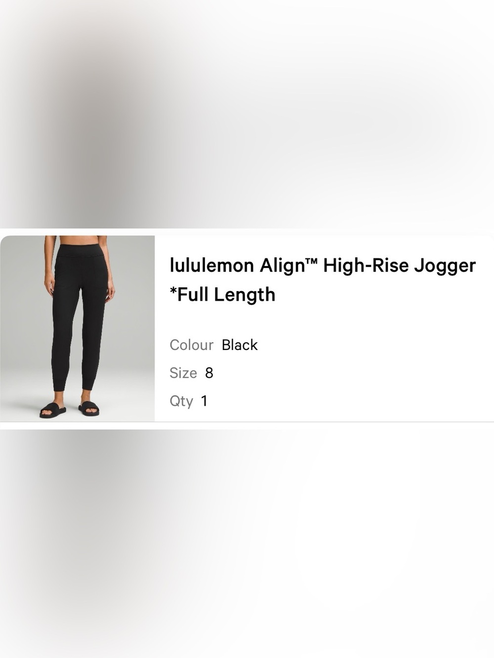 Lululemon Align High-Rise Jogger - Black